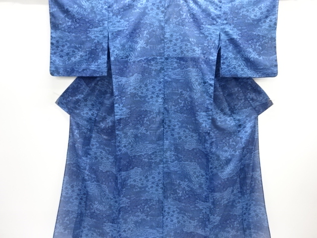 JAPANESE KIMONO / KIMONO FOR SUMMER CHAYA TSUJI PATTERN KOMON